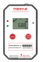 Single-use Real-Time temperature & humidity Data Logger (Include 1 year SIM Card and platform) - ZTAG-20GTH-Li