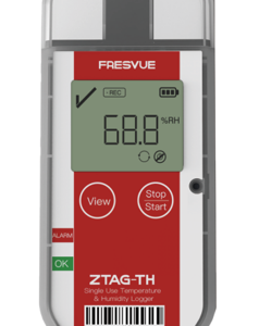Single-use temperature & humidity data logger - ZTAG-TH